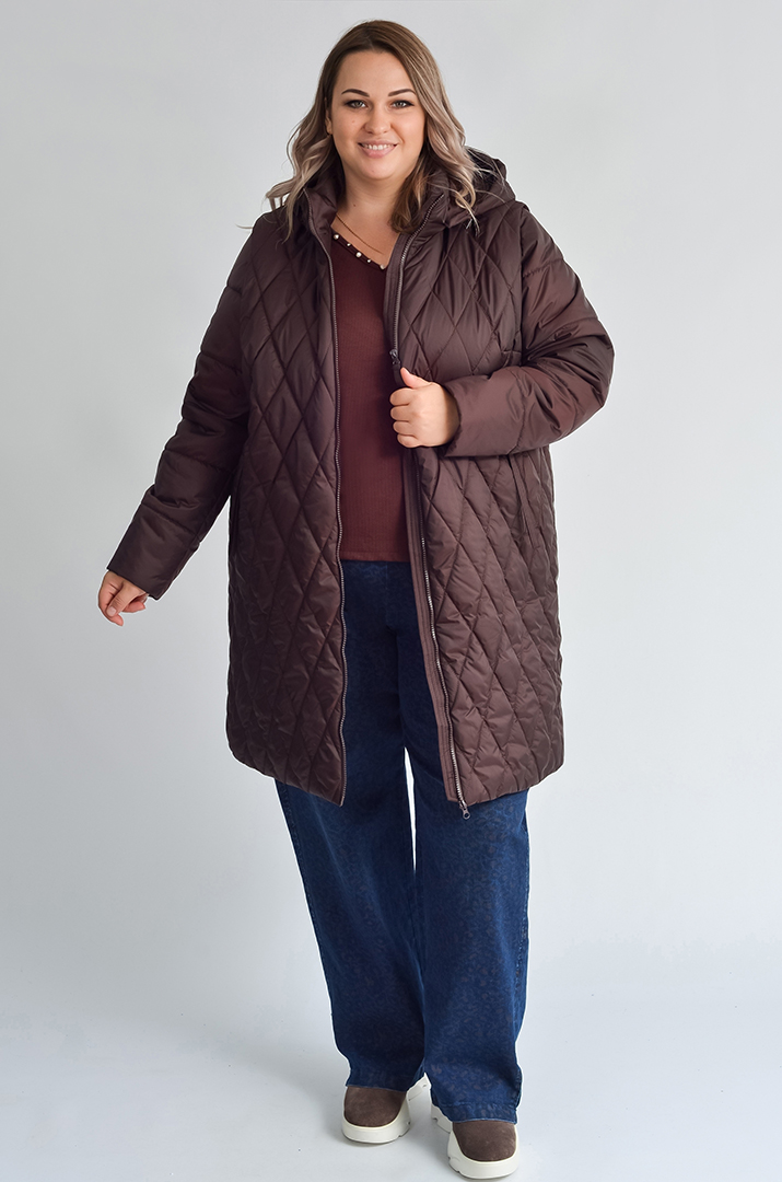 Стьобана куртка-трансформер великих розмірів