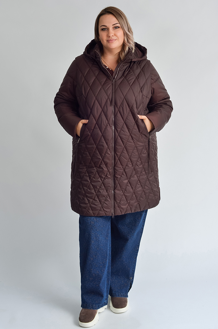 Стьобана куртка-трансформер великих розмірів