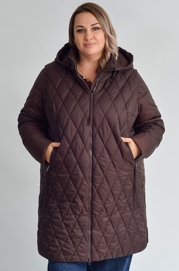 Стьобана куртка-трансформер великих розмірів