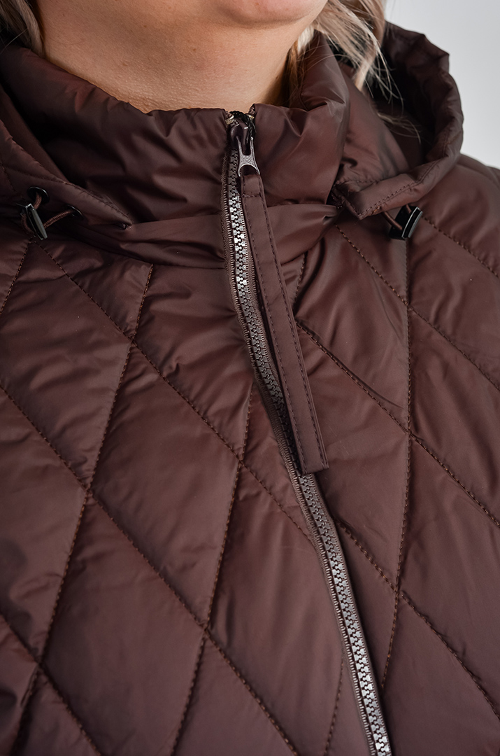 Стьобана куртка-трансформер великих розмірів