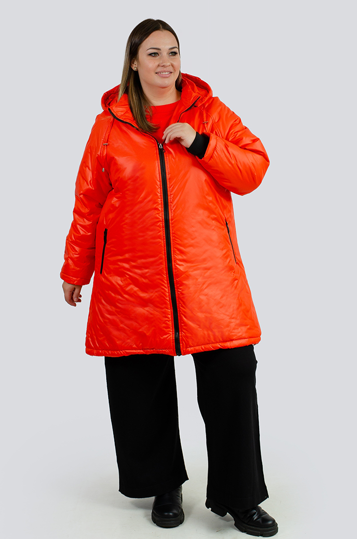 Куртка довга великих розмірів