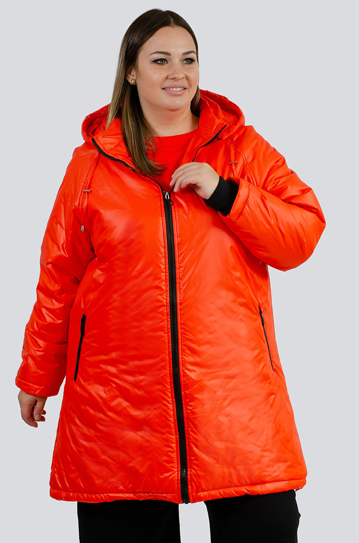 Куртка довга великих розмірів