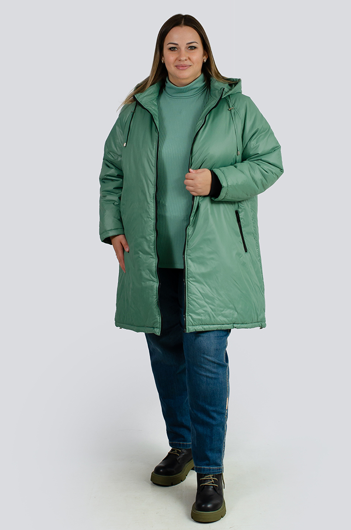 Куртка довга великих розмірів