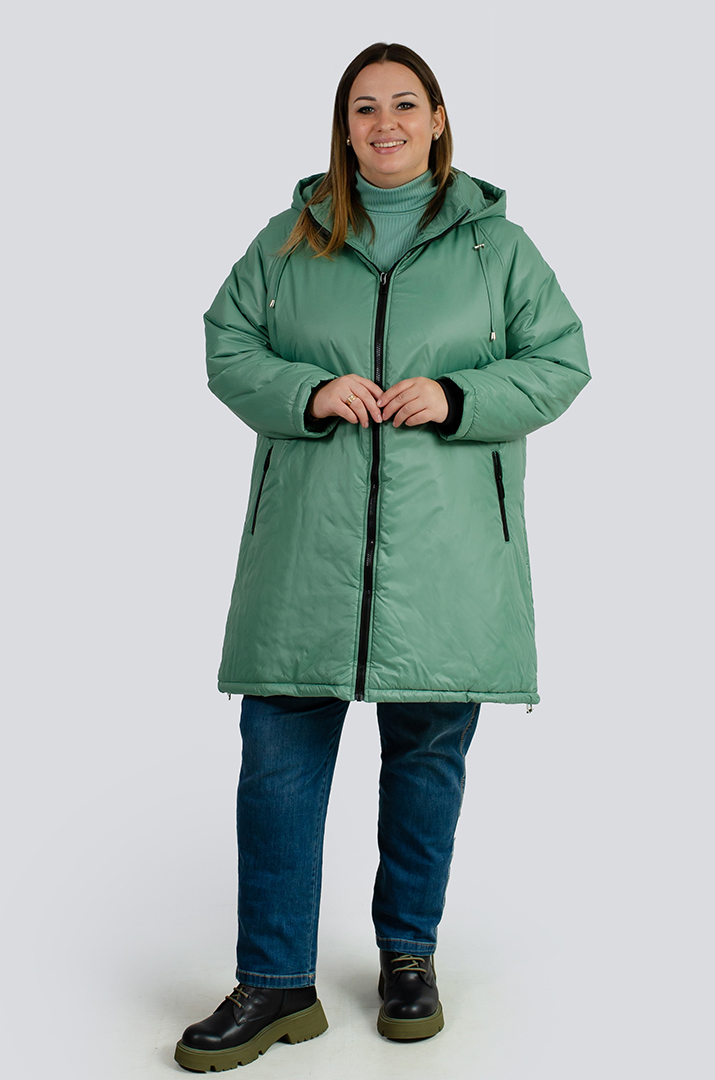 Куртка довга великих розмірів