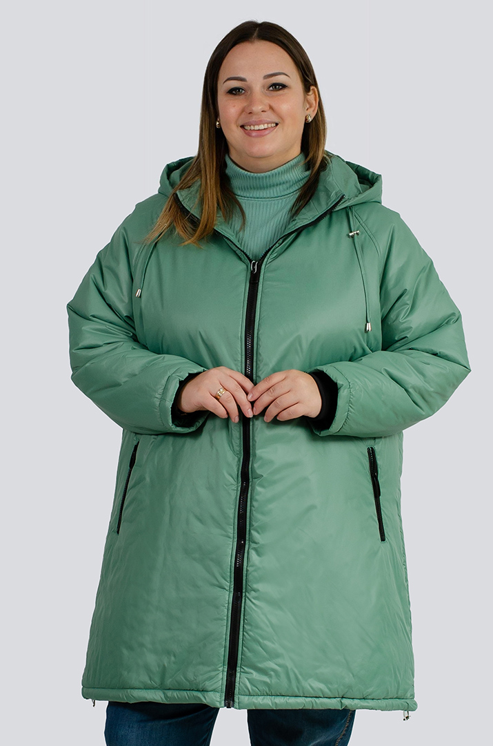 Куртка довга великих розмірів