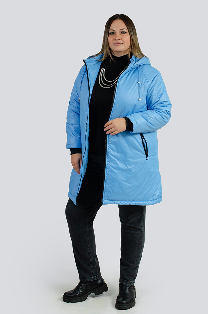 Куртка довга великих розмірів
