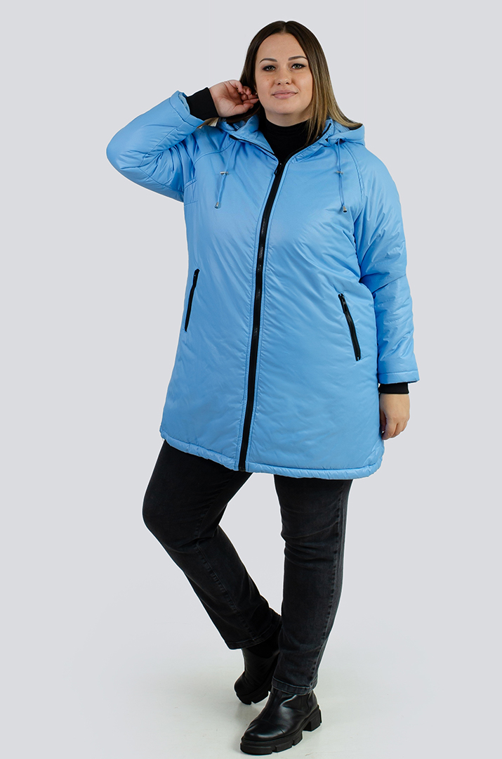 Куртка довга великих розмірів