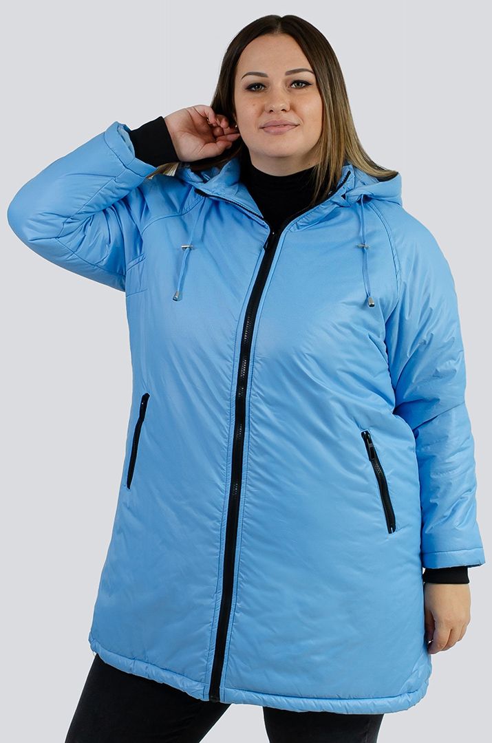 Куртка довга великих розмірів