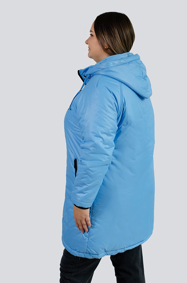 Куртка довга великих розмірів