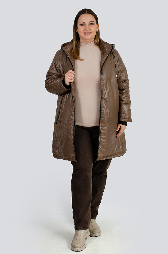 Куртка довга великих розмірів