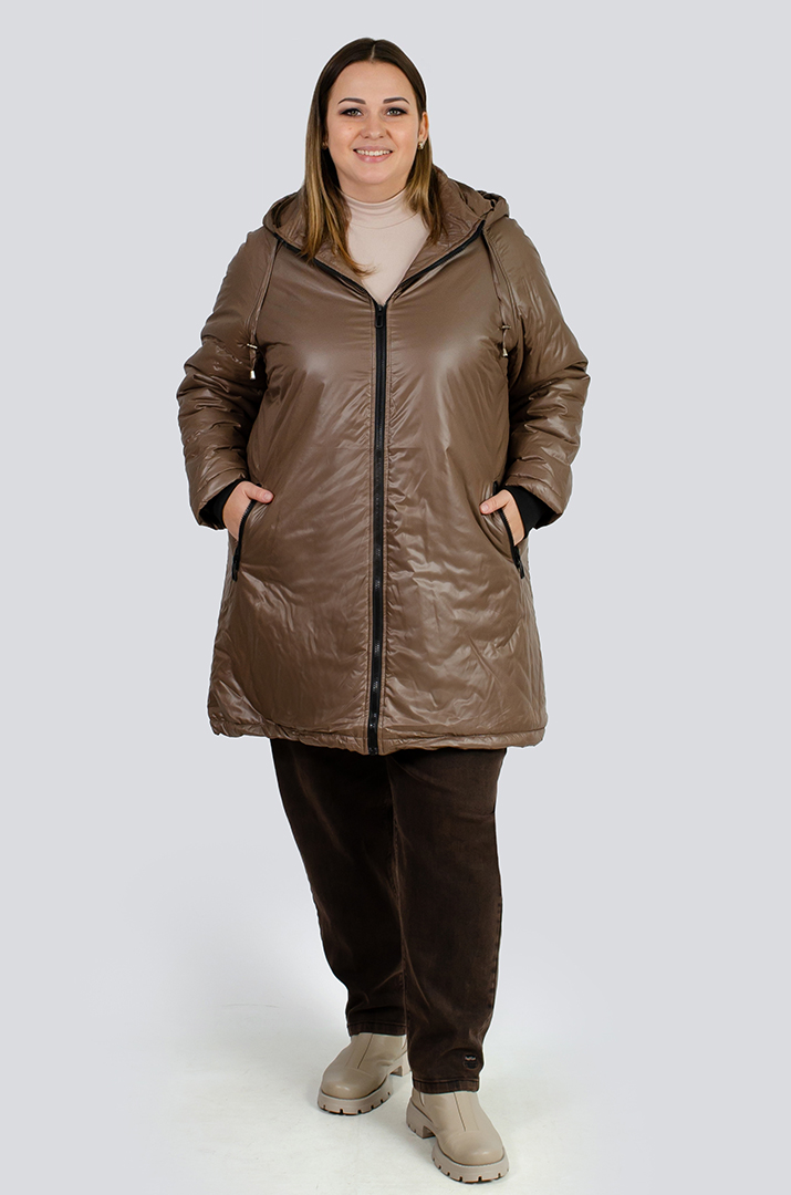 Куртка довга великих розмірів