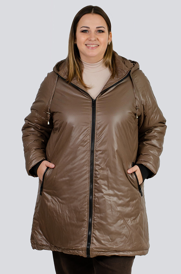 Куртка довга великих розмірів