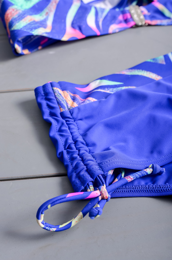 Купальник роздільний в стильний принт великих розмірів