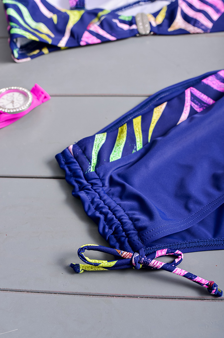 Купальник роздільний в стильний принт великих розмірів