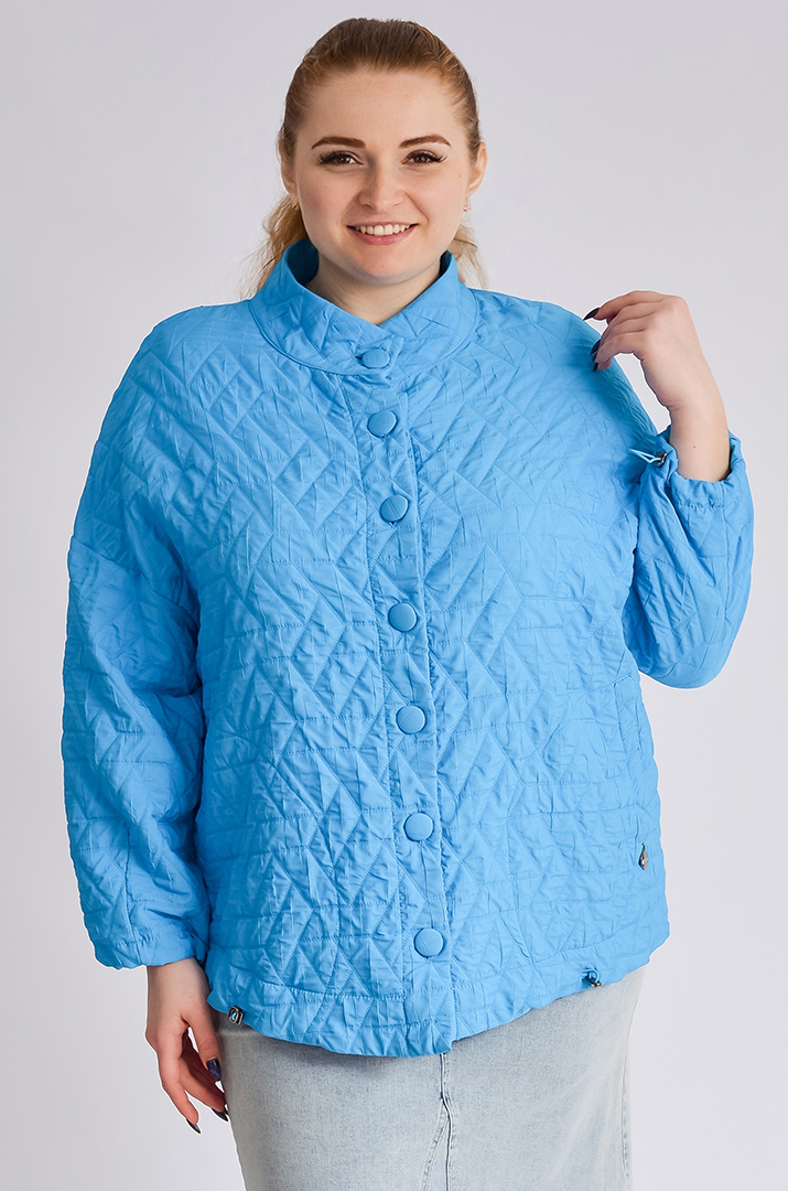 Куртка стьобана з витинанкою великих розмірів