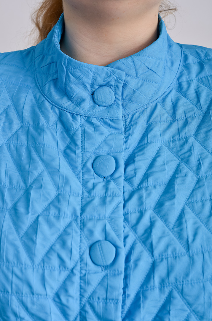 Куртка стьобана з витинанкою великих розмірів