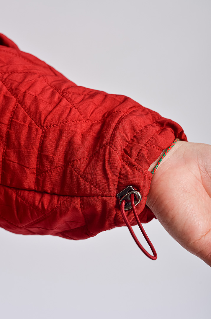 Куртка стьобана з витинанкою великих розмірів