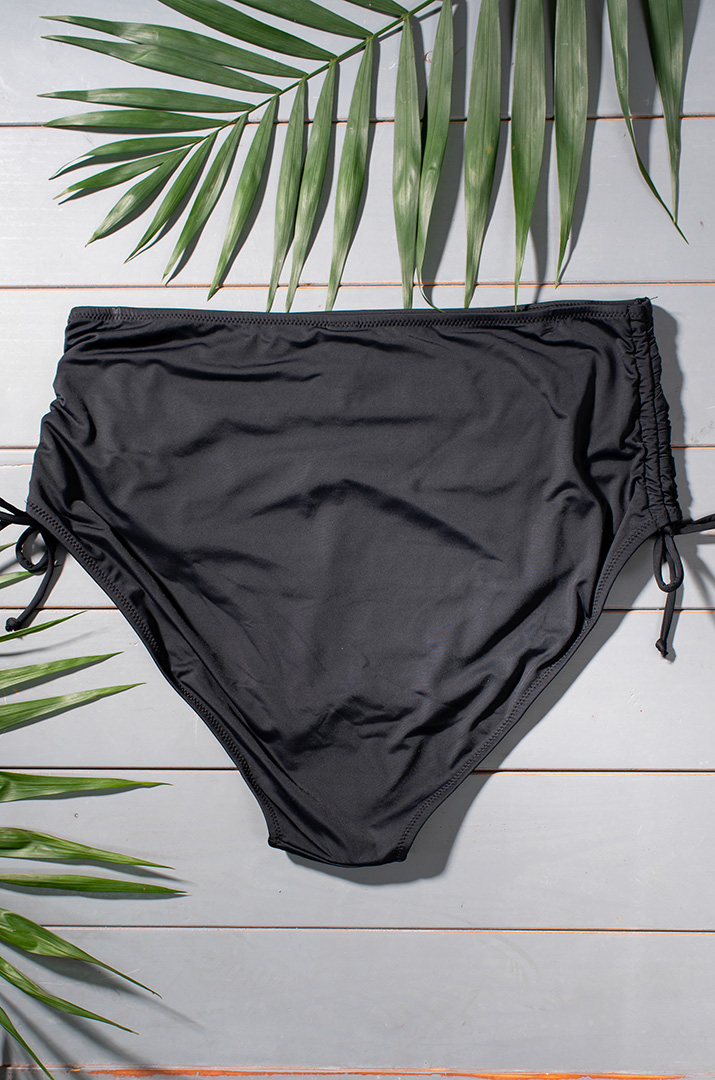 Купальник роздільний з сіточкою і прикрасою великих розмірів