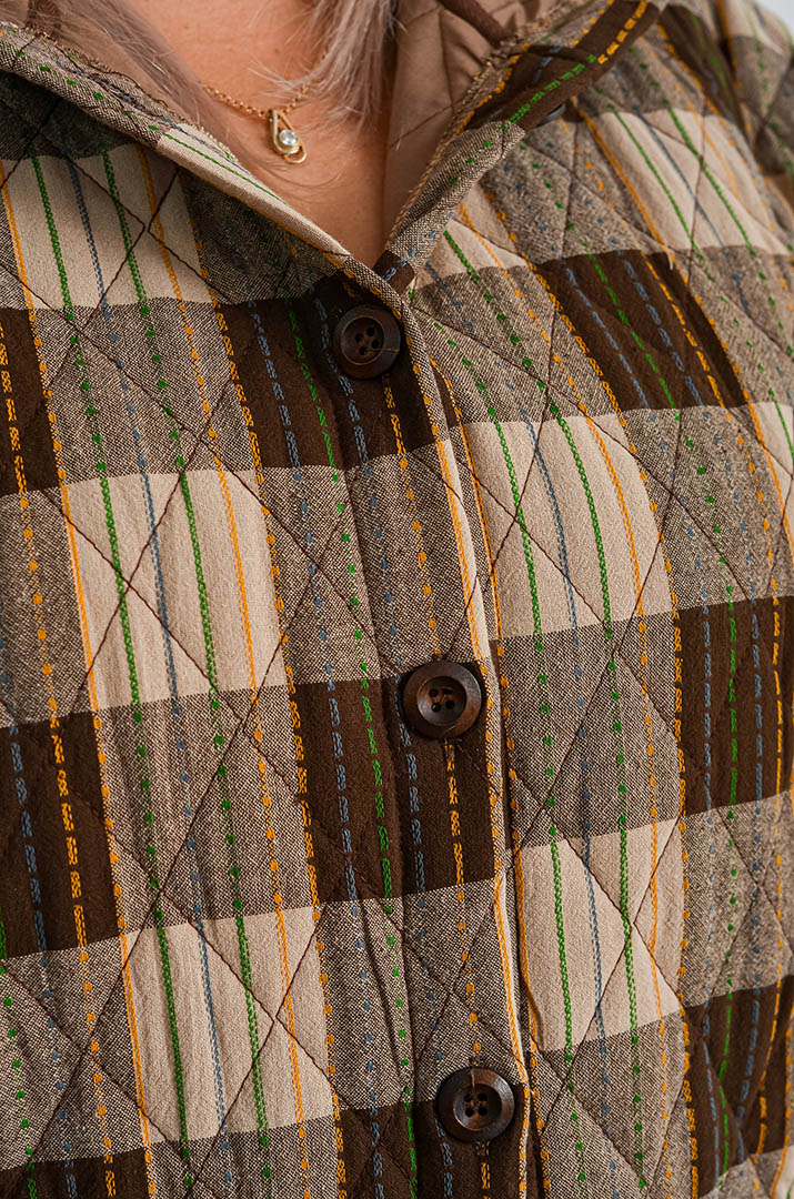 Куртка с капюшоном и регулируемым низом больших размеров