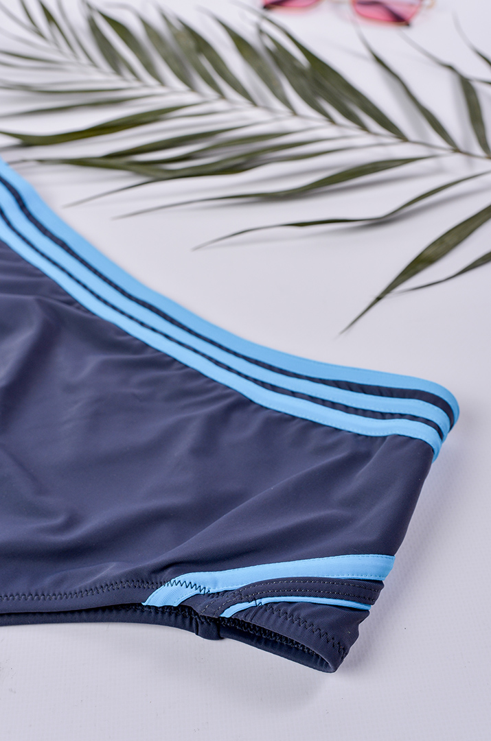 Купальник роздільний з контрастними вставками великих розмірів