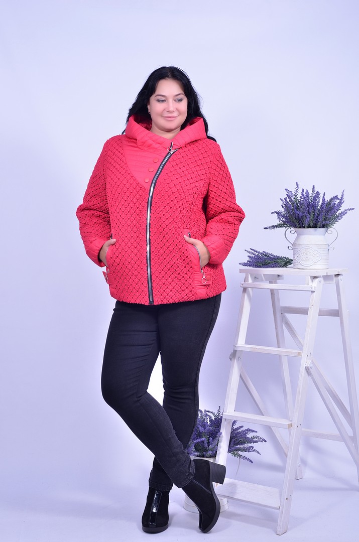 Куртка демі коротка стьобана супер батал