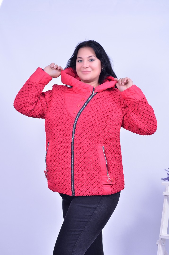 Куртка демі коротка стьобана супер батал