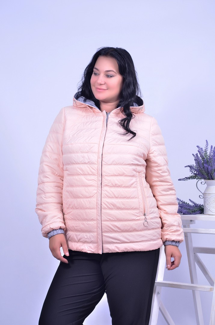 Куртка коротка двостороння з квітковою гілочкою