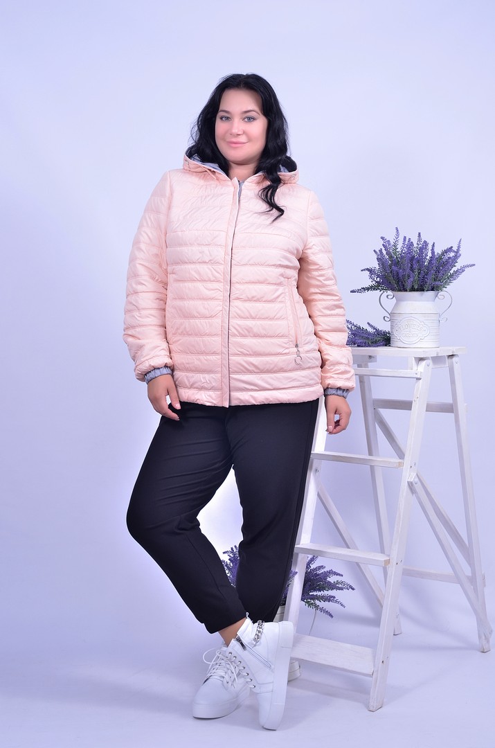 Куртка коротка двостороння з квітковою гілочкою