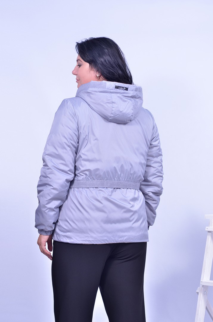 Куртка коротка двостороння з квітковою гілочкою