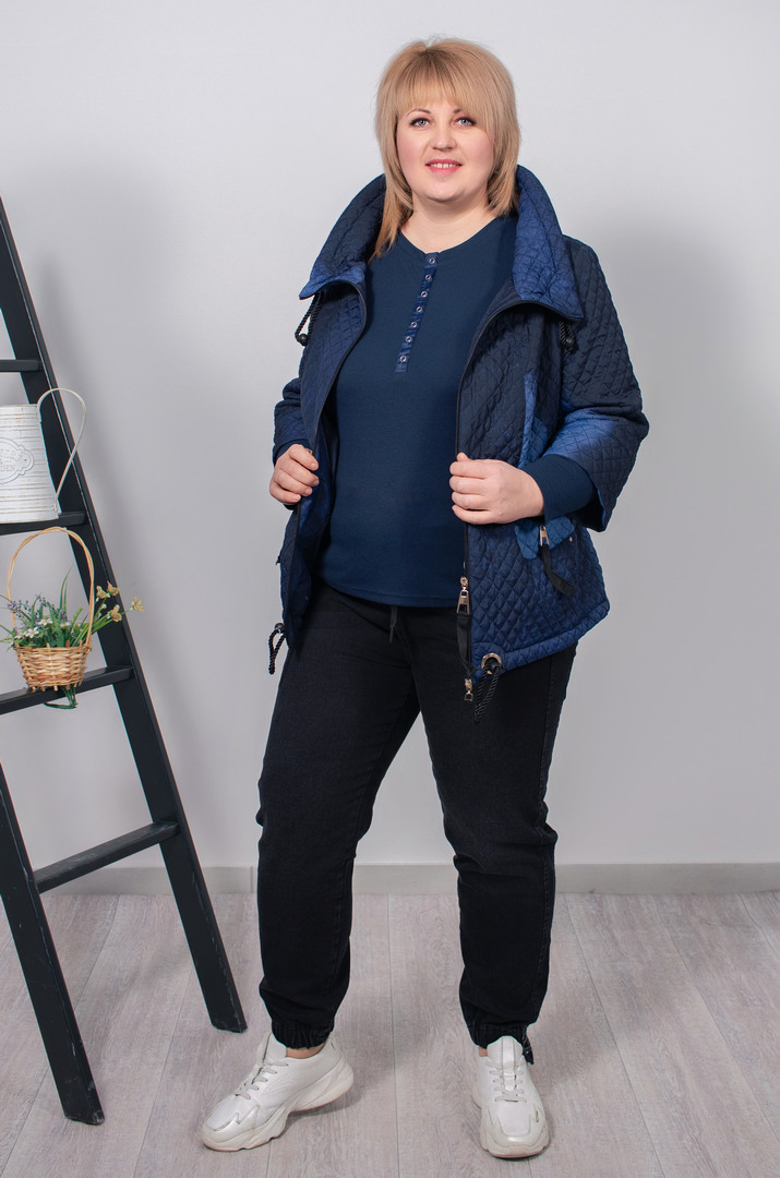 Лонгслив длинный с заклепками супер батал 1+1=3