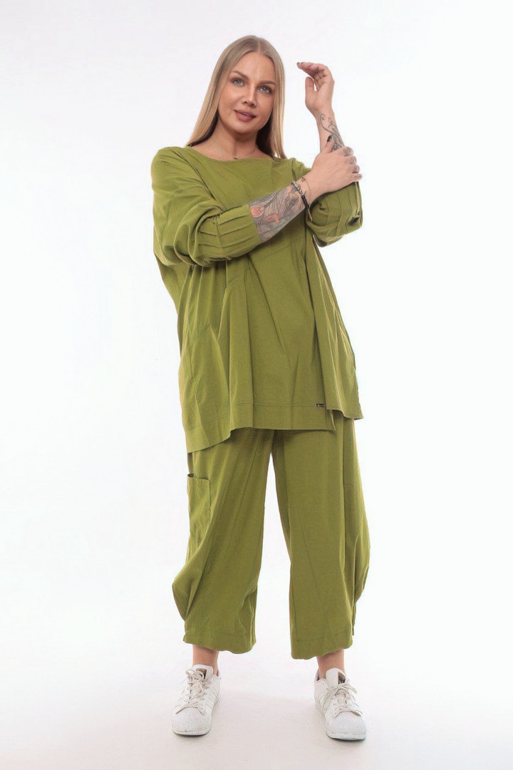 Однотонний довгий лонгслів супер батал