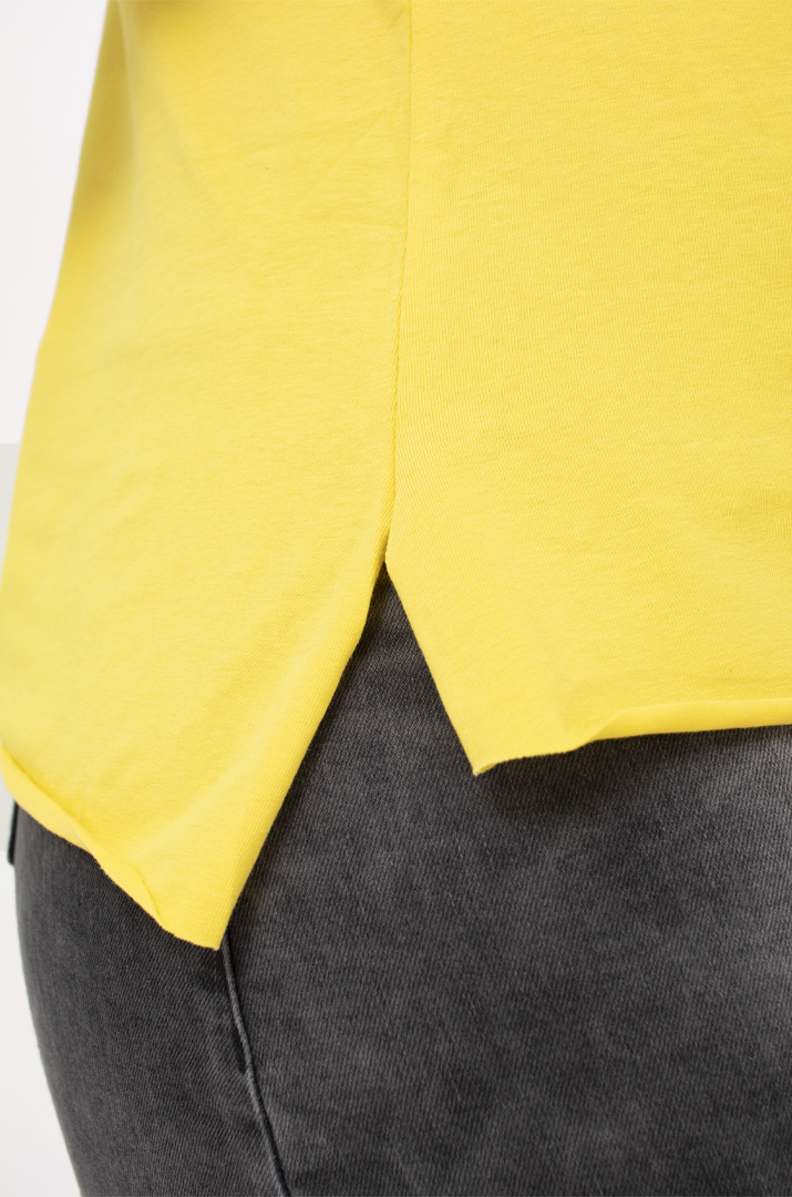 Лонгслів трикотажний з розрізами супер батал