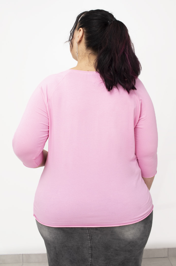 Базовий лонгслів з написом супер батал