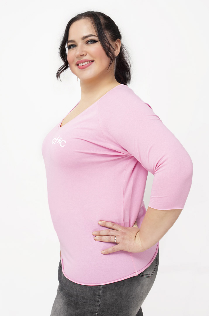 Базовий лонгслів з написом супер батал