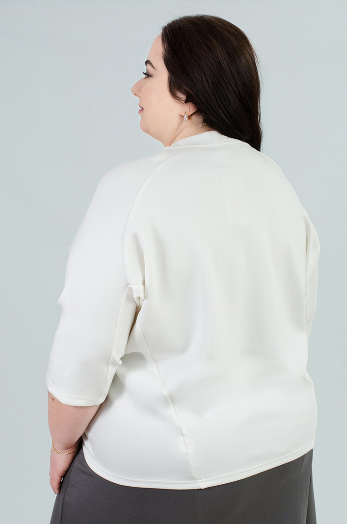 Світшот з акварельним принтом великих розмірів