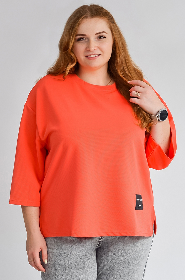 Світшот базовий зі спущеним рукавом великих розмірів