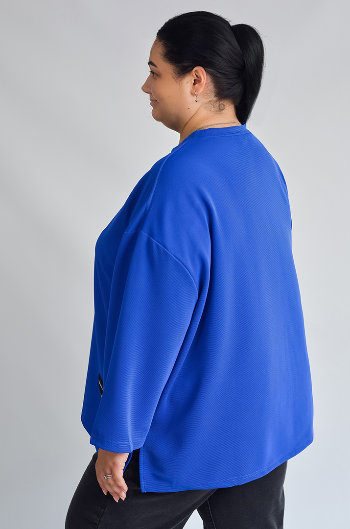 Світшот базовий зі спущеним рукавом великих розмірів