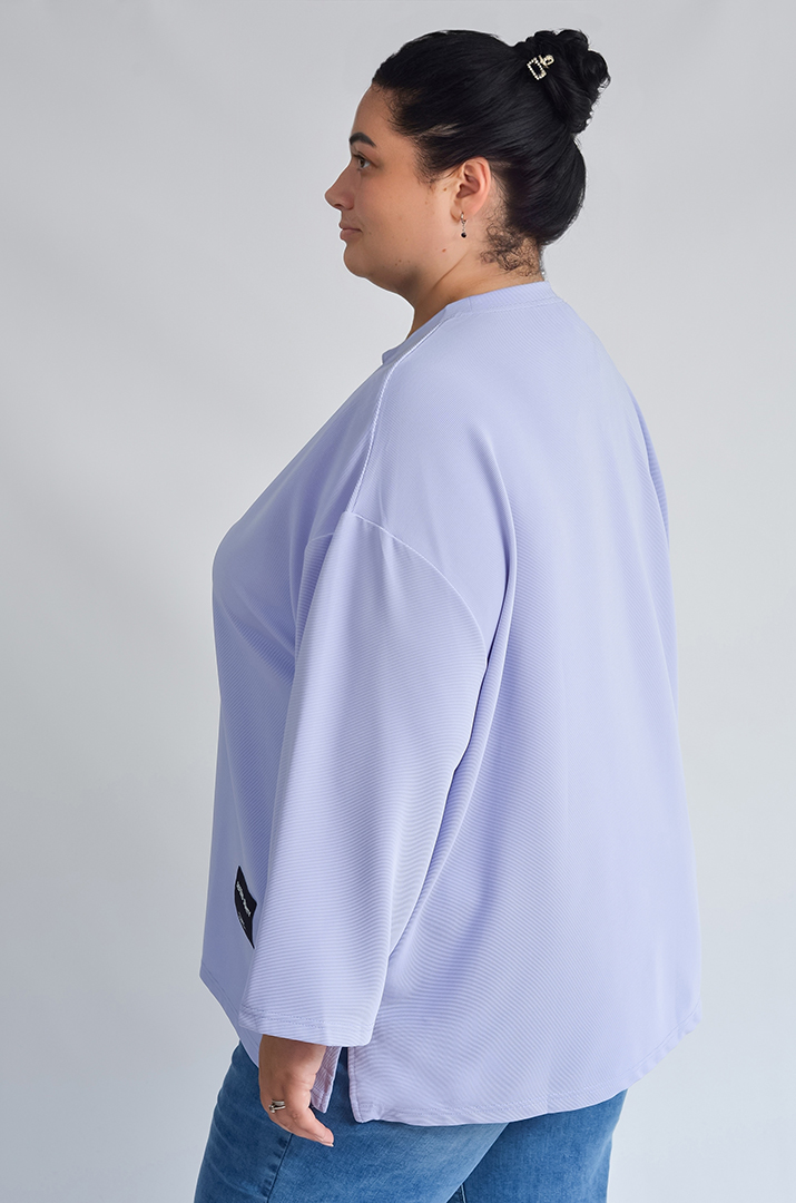 Світшот базовий зі спущеним рукавом великих розмірів