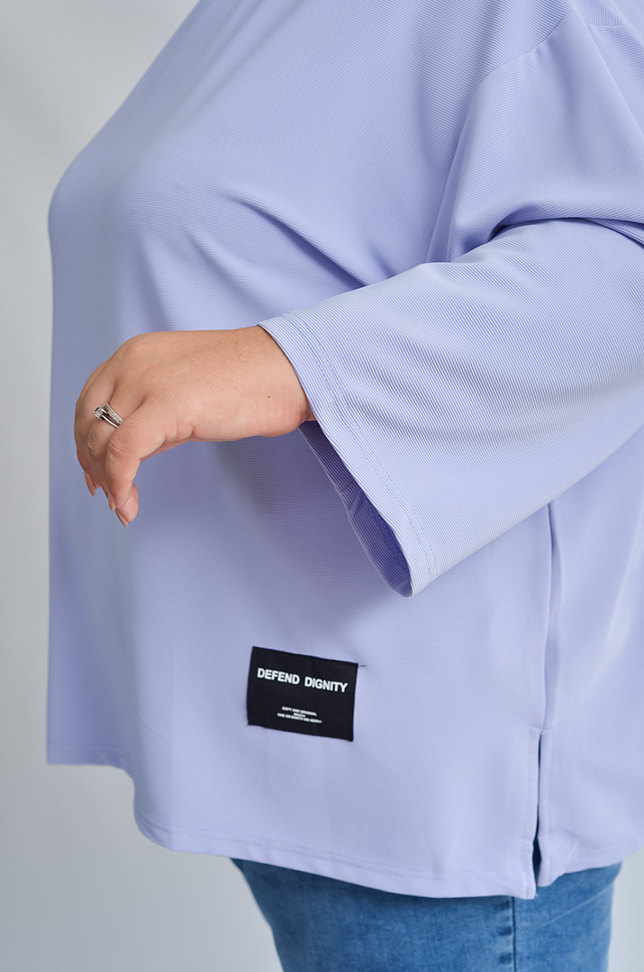 Світшот базовий зі спущеним рукавом великих розмірів