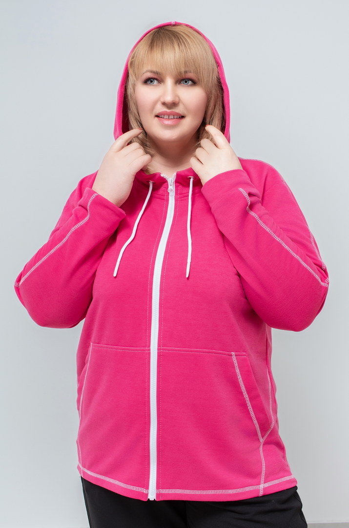 Яскрава всесезонна мастерка супер батал