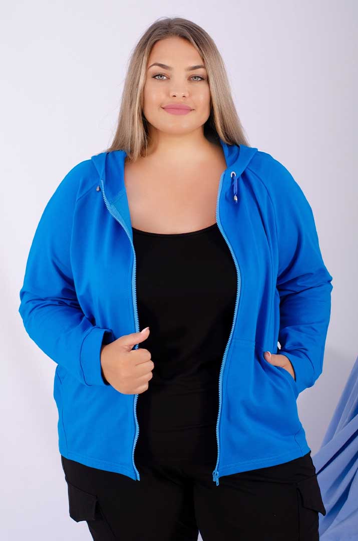 Яскрава всесезонна мастерка супер батал