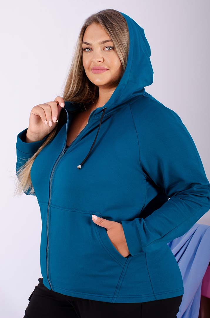 Яскрава всесезонна мастерка супер батал