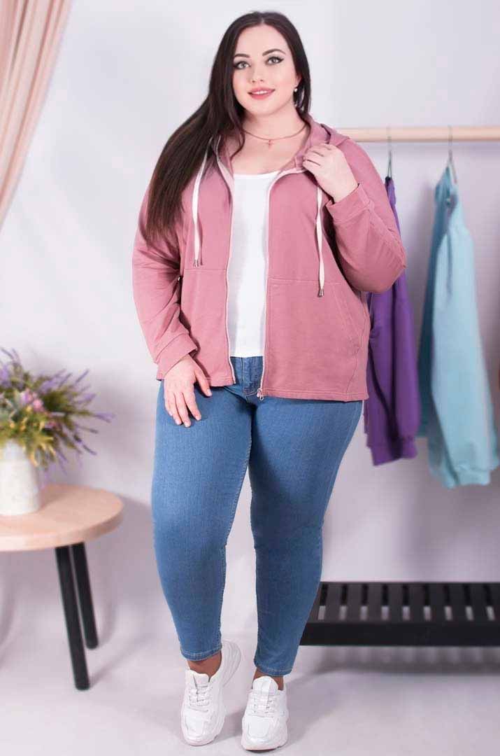 Яскрава всесезонна мастерка супер батал