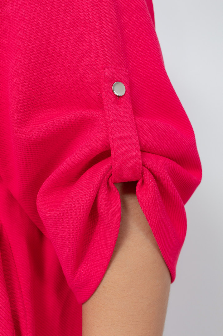 Мастерка трикотажна з кольоровими нашивками батал