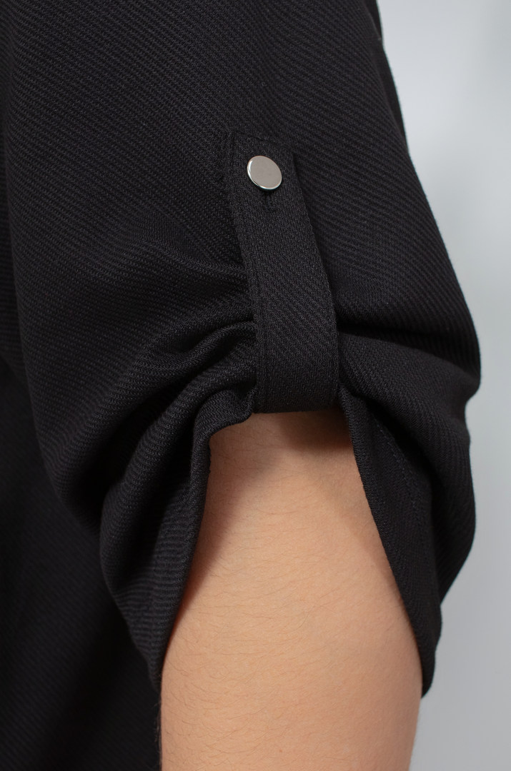 Мастерка трикотажна з кольоровими нашивками батал