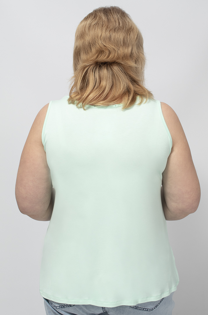 Майка трикотажная с надписью Love супер батал