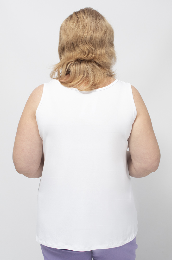 Майка трикотажная с надписью Love супер батал