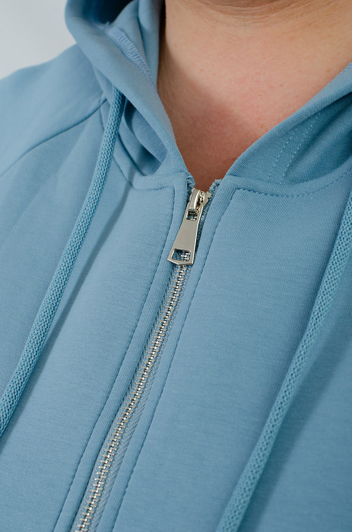 Трикотажна мастерка з кишенею-кенгуру великих розмірів