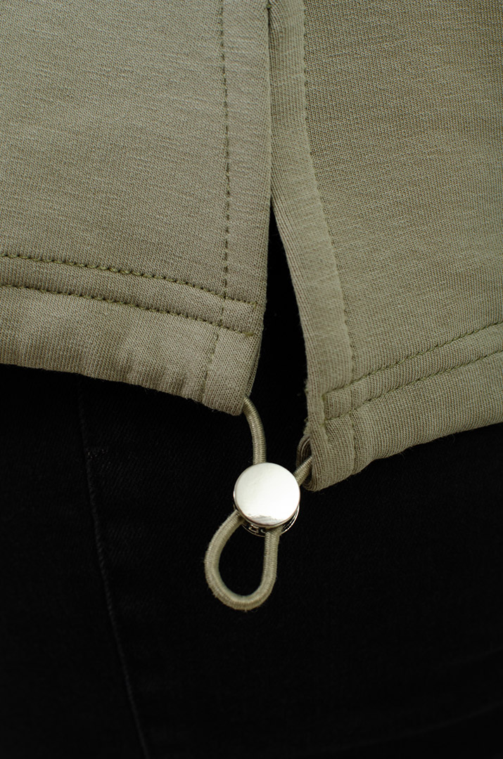 Трикотажна мастерка з кишенею-кенгуру великих розмірів