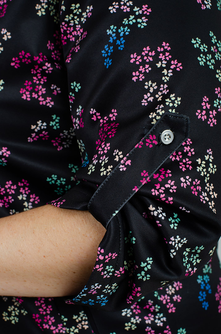 Яскрава мастерка в принт великих розмірів